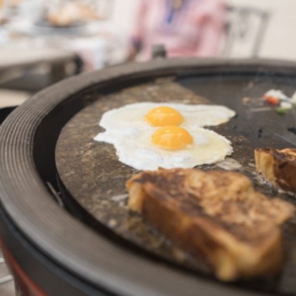 Kamado Big Joe Half-Moon Soapstone (3)